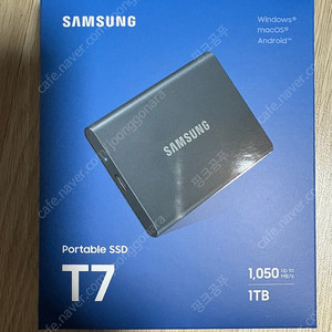 삼성 포터블 ssd 1tb 미개봉 새상품