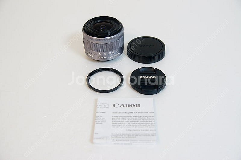 캐논 EF-M 15-45mm 실버렌즈팔아요--0