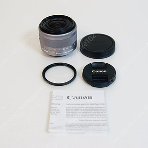 캐논 EF-M 15-45mm 실버렌즈팔아요