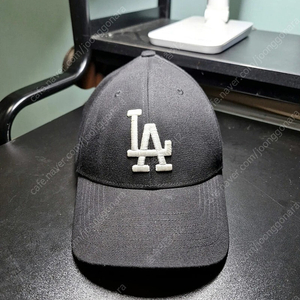 MLB 뉴핏 스트럭쳐 볼캡 LA 다저스 블랙
