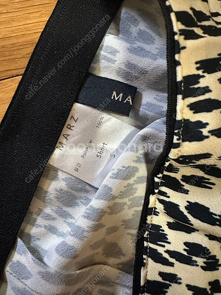 마즈marz 호피스커트s short--3