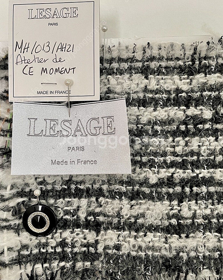 쎄모먼 르사쥬 트위드 자켓--4