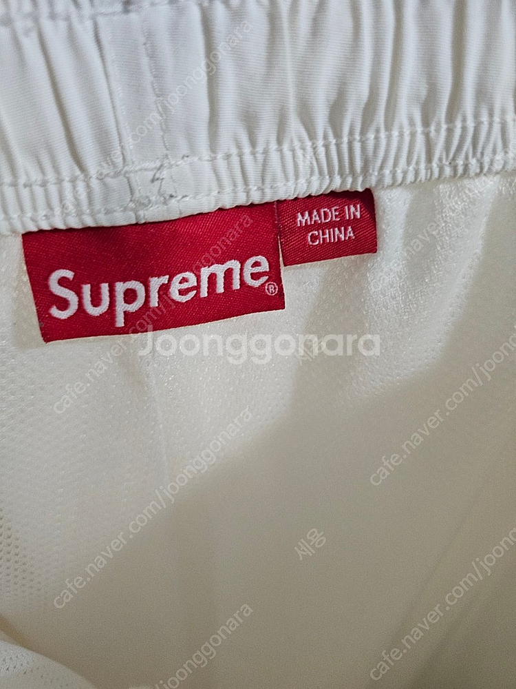 슈프림 커브 트랙 팬츠 화이트 XL--3