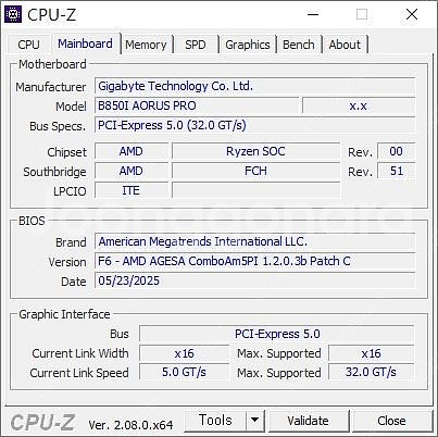기가바이트 b850i 어로스 프로 b850 itx 메인보드--3