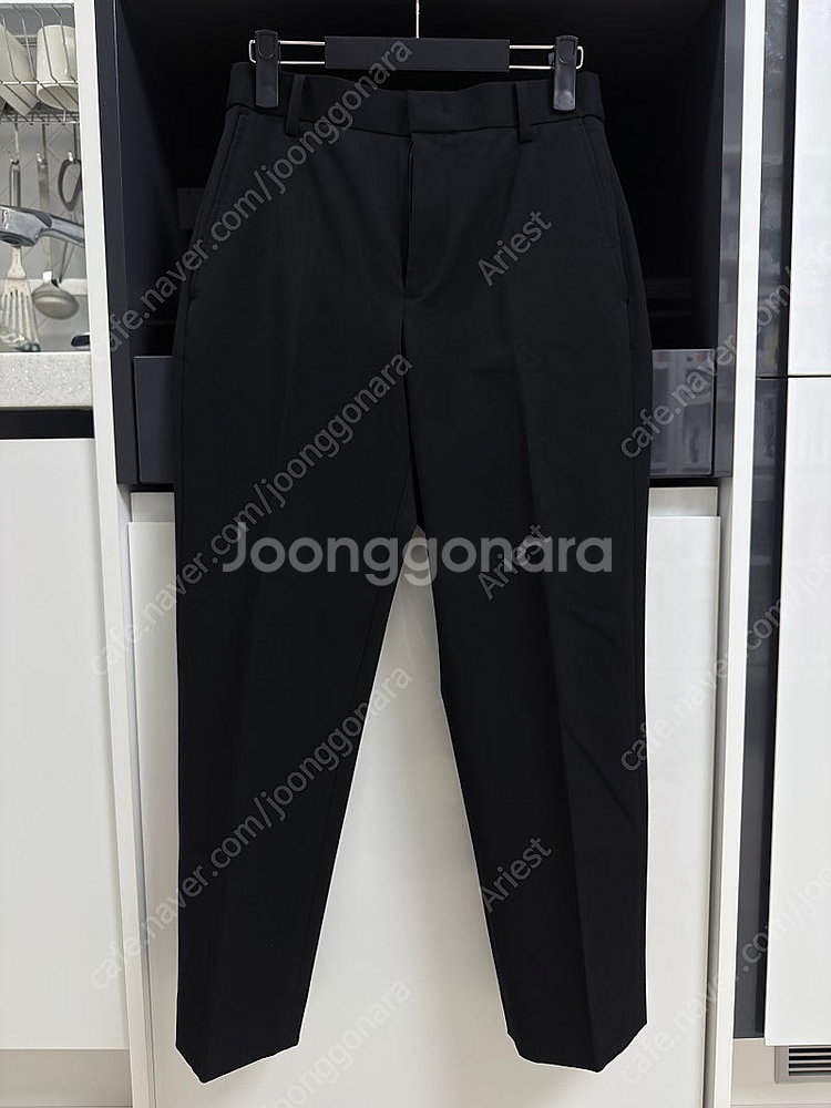 드로우핏 밴딩 테이퍼드 슬랙스 블랙 M 판매합니다--0