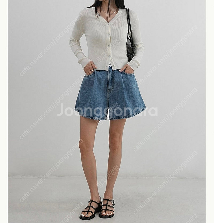 11am 빌리데님쇼츠숏츠 청반바지 중청진청 오르 드주이...--2