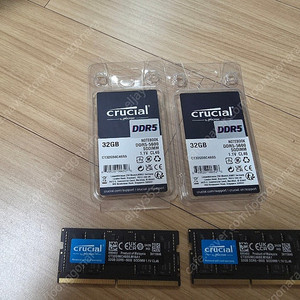 노트북 ddr5 32g x 2 crucial 크루셜
