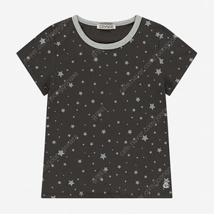 코이세이오 밀키 스타 티셔츠 블루 차콜 S