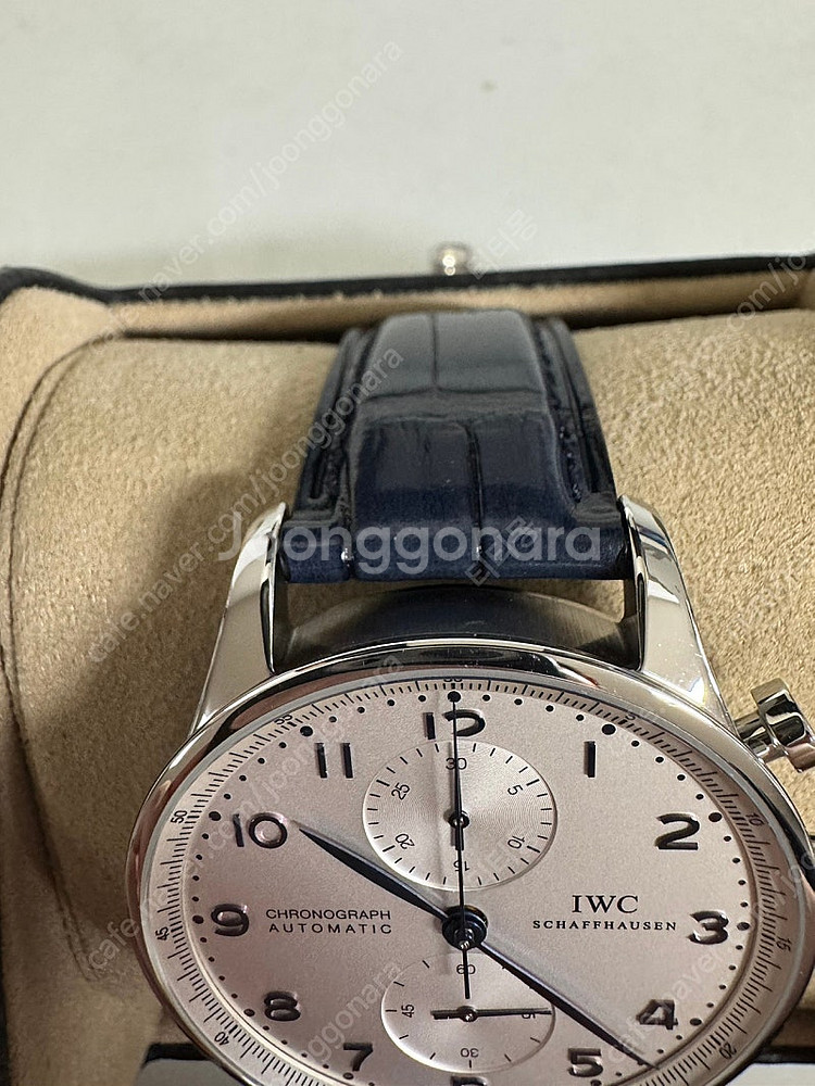 IWC 포르투기저 블루핸즈 민트급 보증기간 28년--2