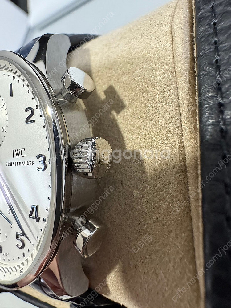 IWC 포르투기저 블루핸즈 민트급 보증기간 28년--3