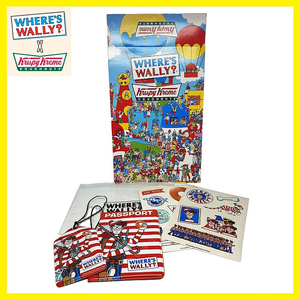 월리를 찾아라 x 크리스피 크림 도넛 2016 한정 월리여행패키지 WHERE'S WALLY x Krispy Kreme DOUGHNUTS (새상품)