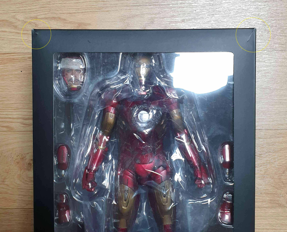 핫토이 아이언맨 마크7 배틀데미지 12인치 피규어 이미지