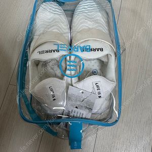 배럴 아쿠아슈즈 화이트 220 새상품 택포