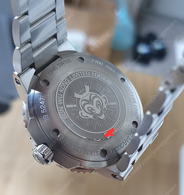 오리스 아퀴스 41.5mm 손오공 한정판 판매합니다 (새제품급)--4