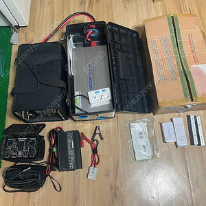 다이팩토리 240A 파워뱅크 + 멀티텝 + 다르다 2kw 인버터(공구박스 포함)