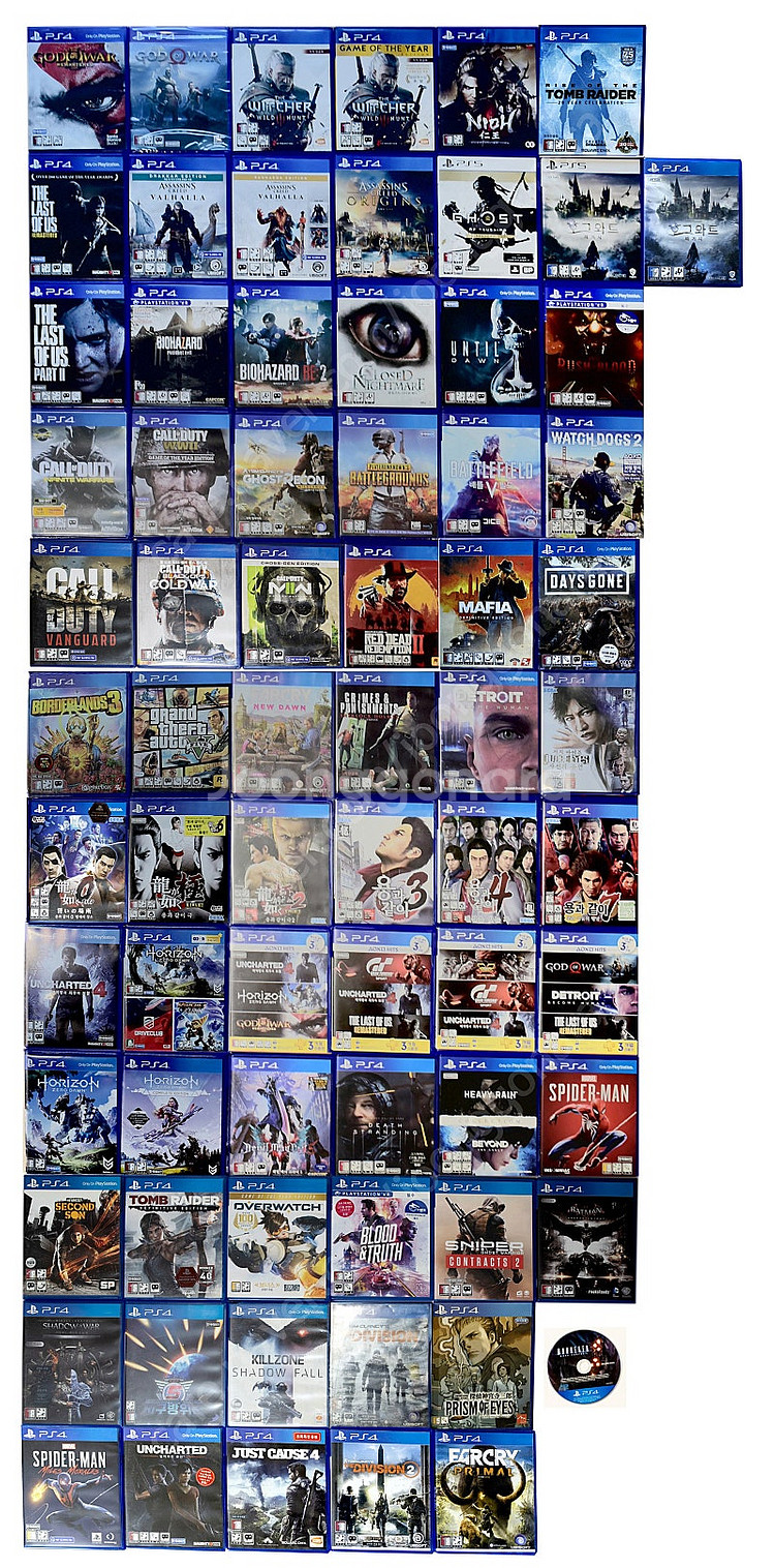 플스4 PS4 PS5 게임 CD 타이틀--0