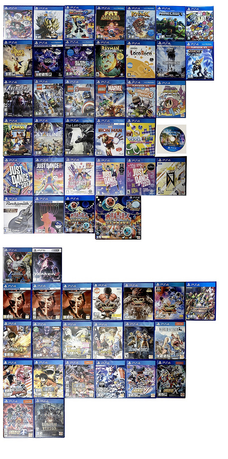 플스4 PS4 PS5 게임 CD 타이틀--2