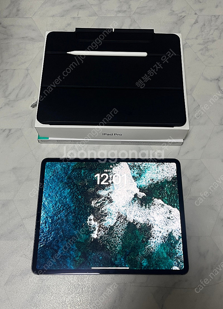 아이패드 프로 4세대 12.9 셀룰러 256GB + 애...--2