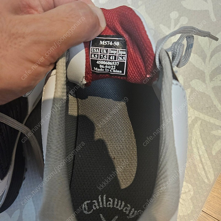 캘러웨이 골프화 M574-50 265 이미지