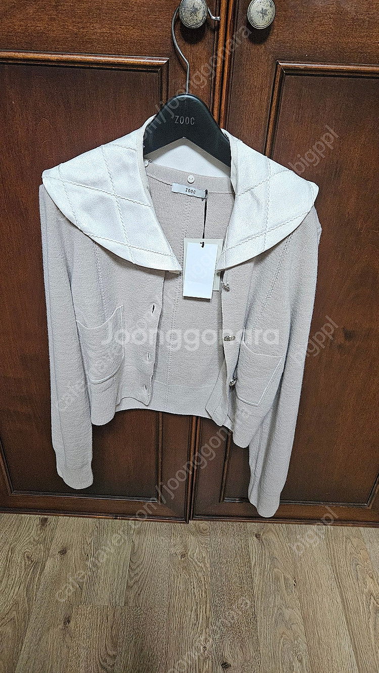 ZOOC 세일러 카라니트가디건--5