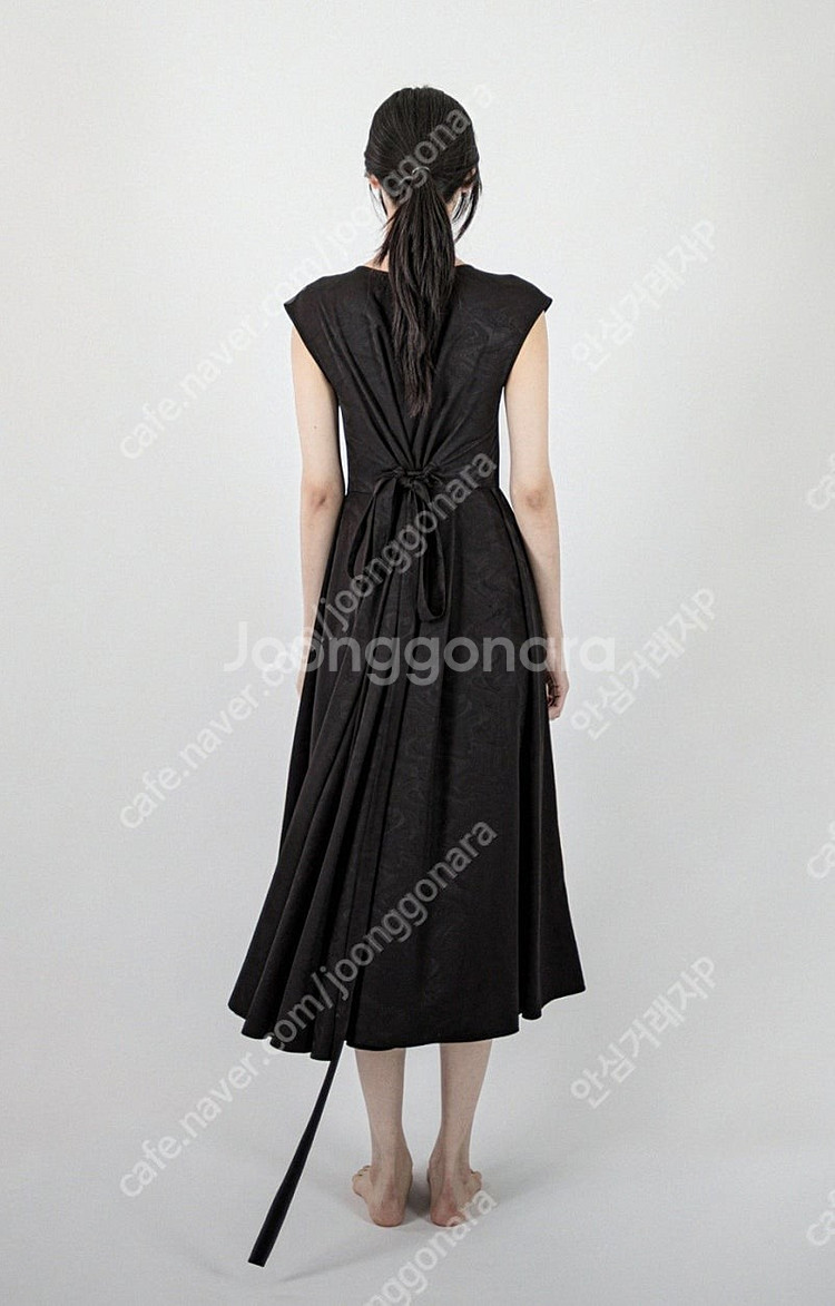 베르데오시도 티파니 드레스 블랙자카드 S사이즈 기장수선 (Verdeossido Tiffany dress black ...--9