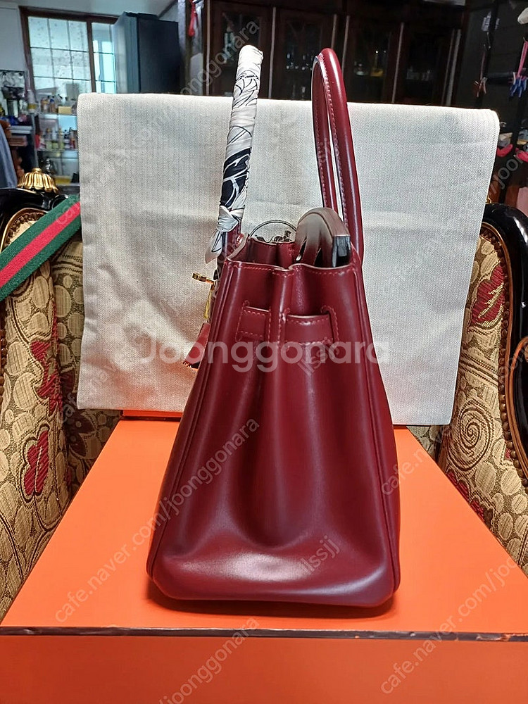 가격더내림)버킨 벌킨30 복스 루즈H--1