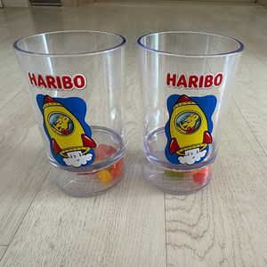 하리보 젤리 컵 2개 일괄