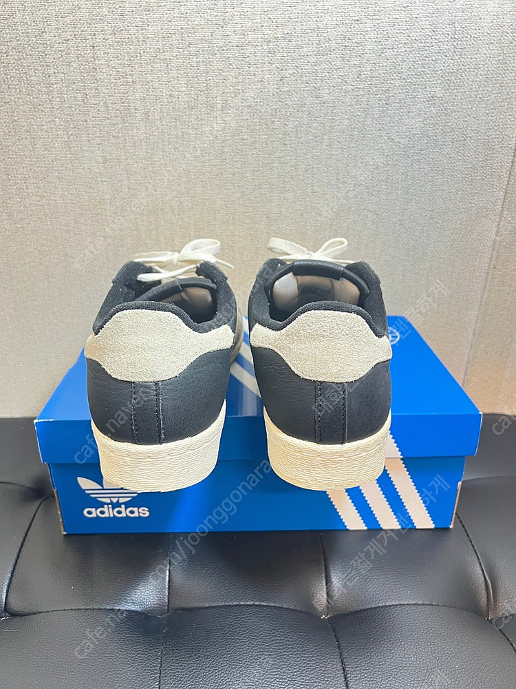 (270)아디다스 슈퍼스타 82 블랙 크림화이트--2