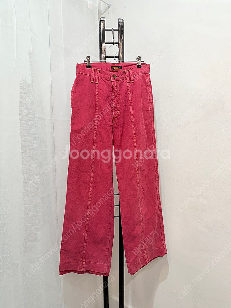 (M)히스테릭 글래머 핑크 일자바지 팬츠 바지 3525--0