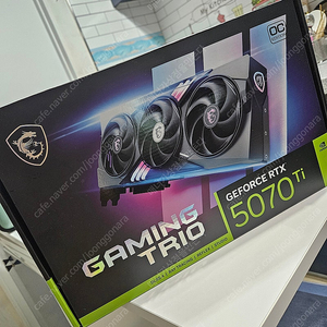 미개봉 MSI RTX 5070 Ti 게이밍 트리오OC