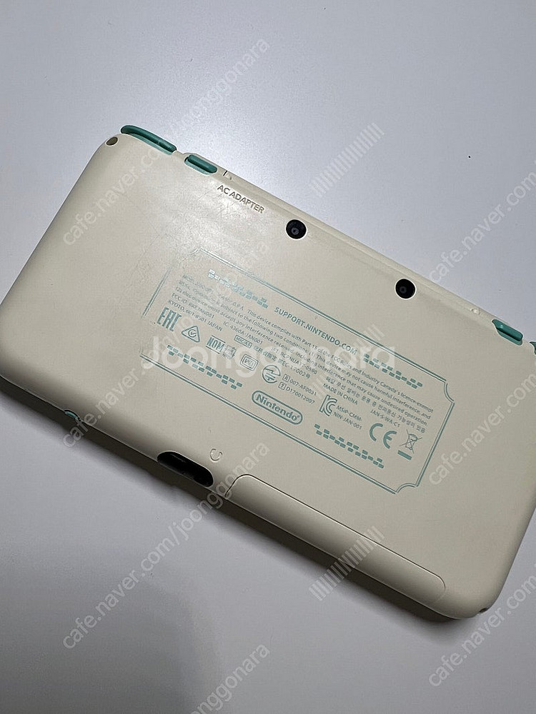 닌텐도 2ds xl 튀동숲 충전기 포함 풀세트+칩 3개--4