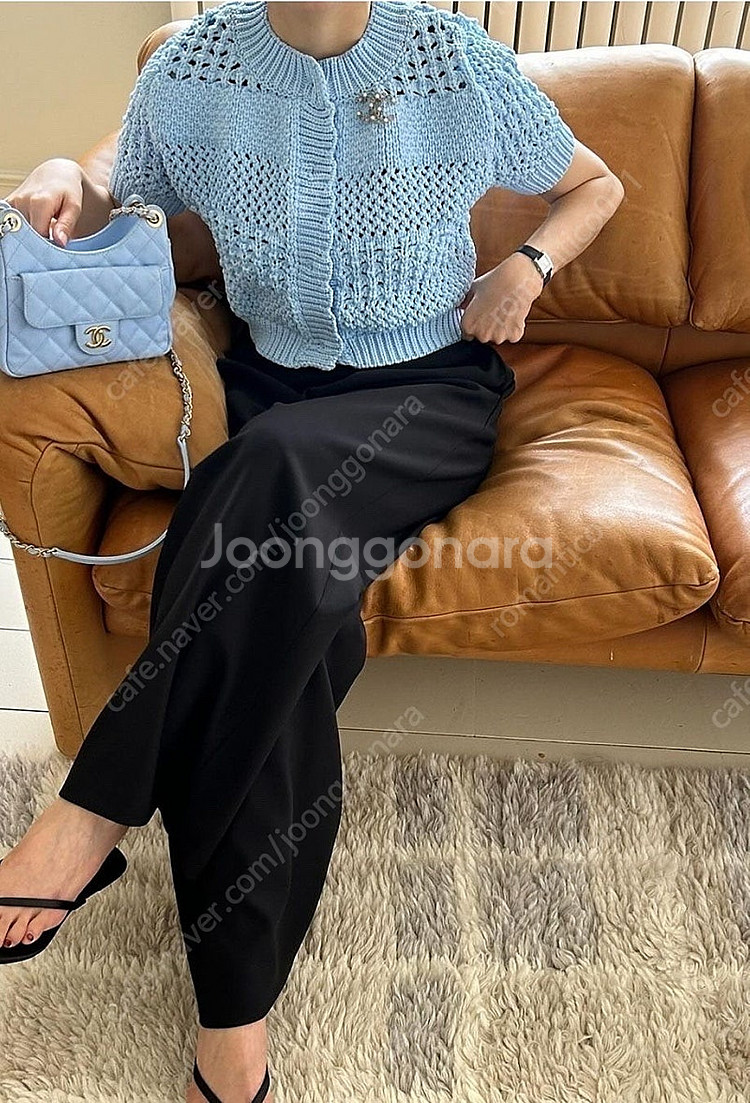 로우게이지 뜨개가디건 소라--0