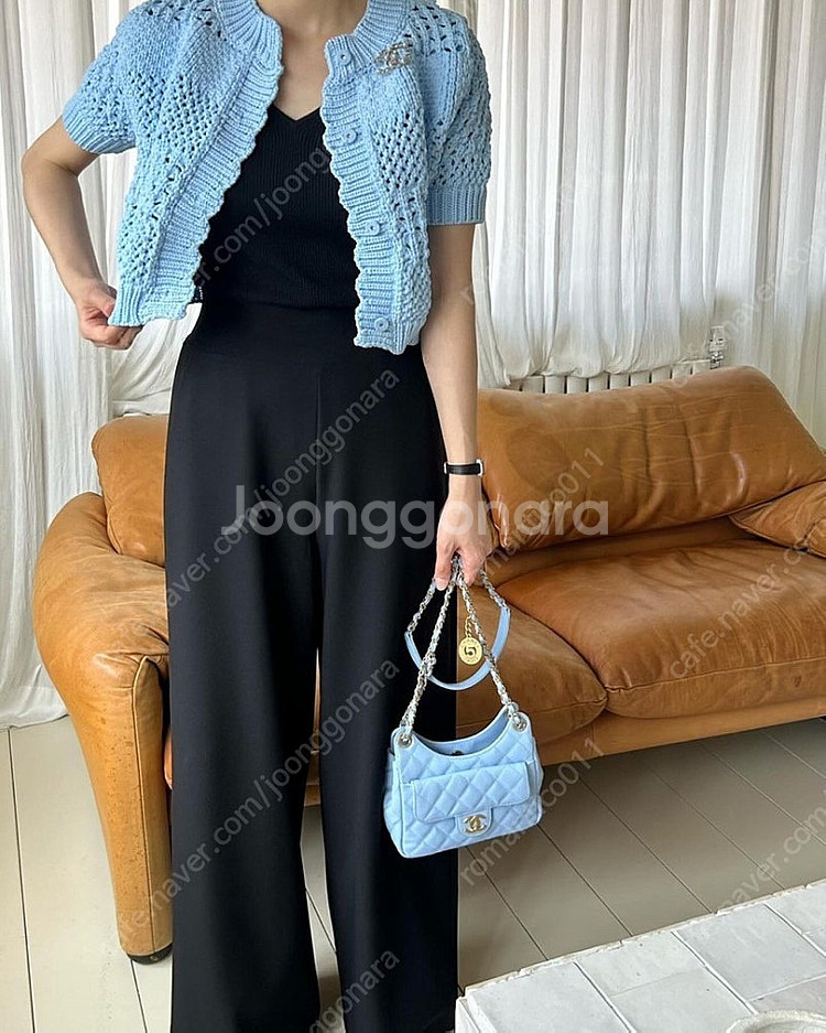 로우게이지 뜨개가디건 소라--1