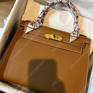 에르메스 켈리 28 카멜 금장
