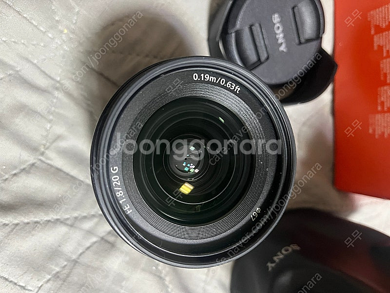 소니 20mm f1.8 g 렌즈 팝니다--1