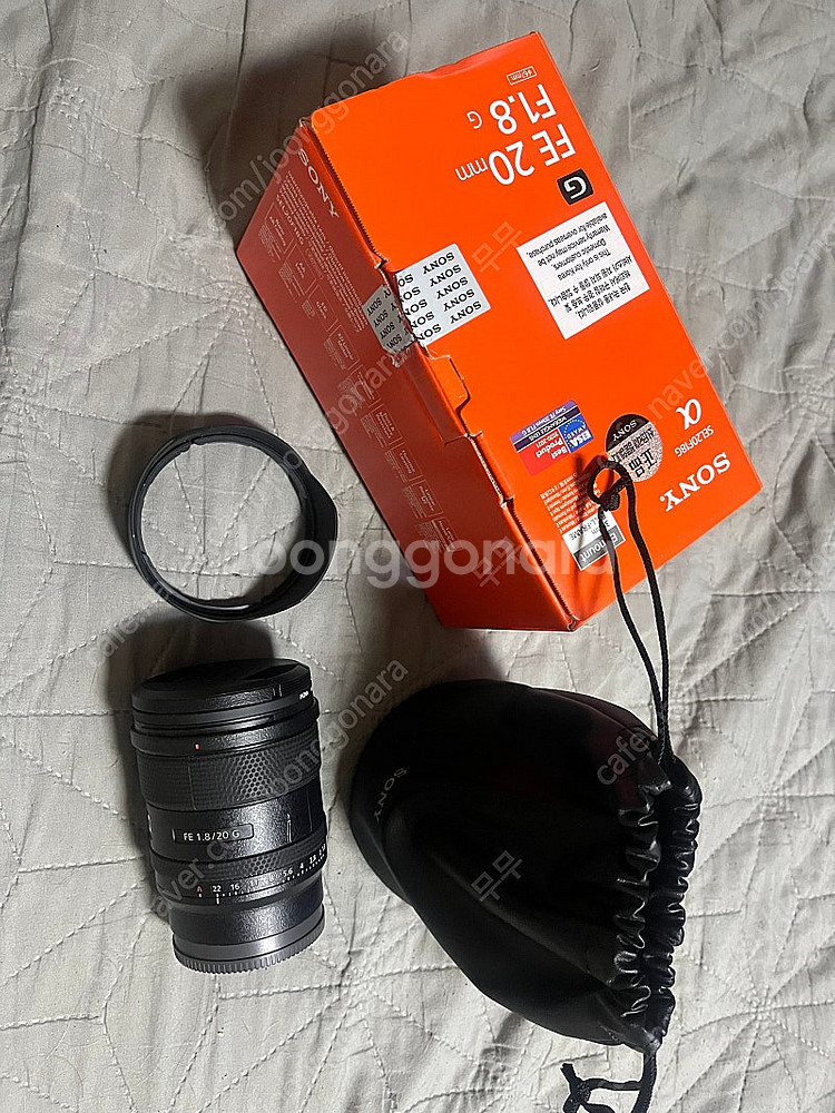 소니 20mm f1.8 g 렌즈 팝니다--2