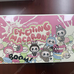 팝마트 정품 라부부 테이스티 마카롱 미개봉 홀박스 (6개입)