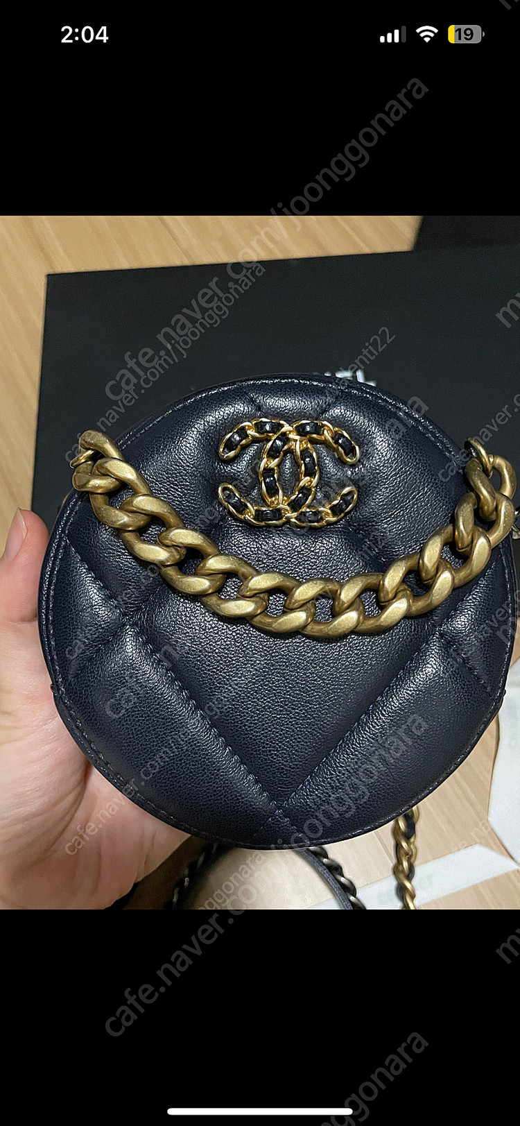 샤넬19 동그리 탬버린백 이미지