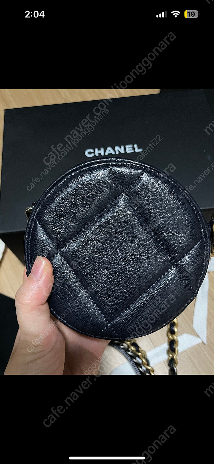 샤넬19 동그리 탬버린백 이미지