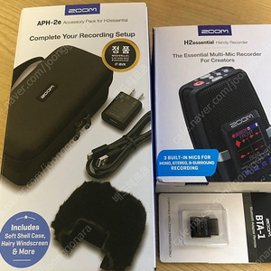 ZOOM H2essential 레코더 녹음기 팝니다!