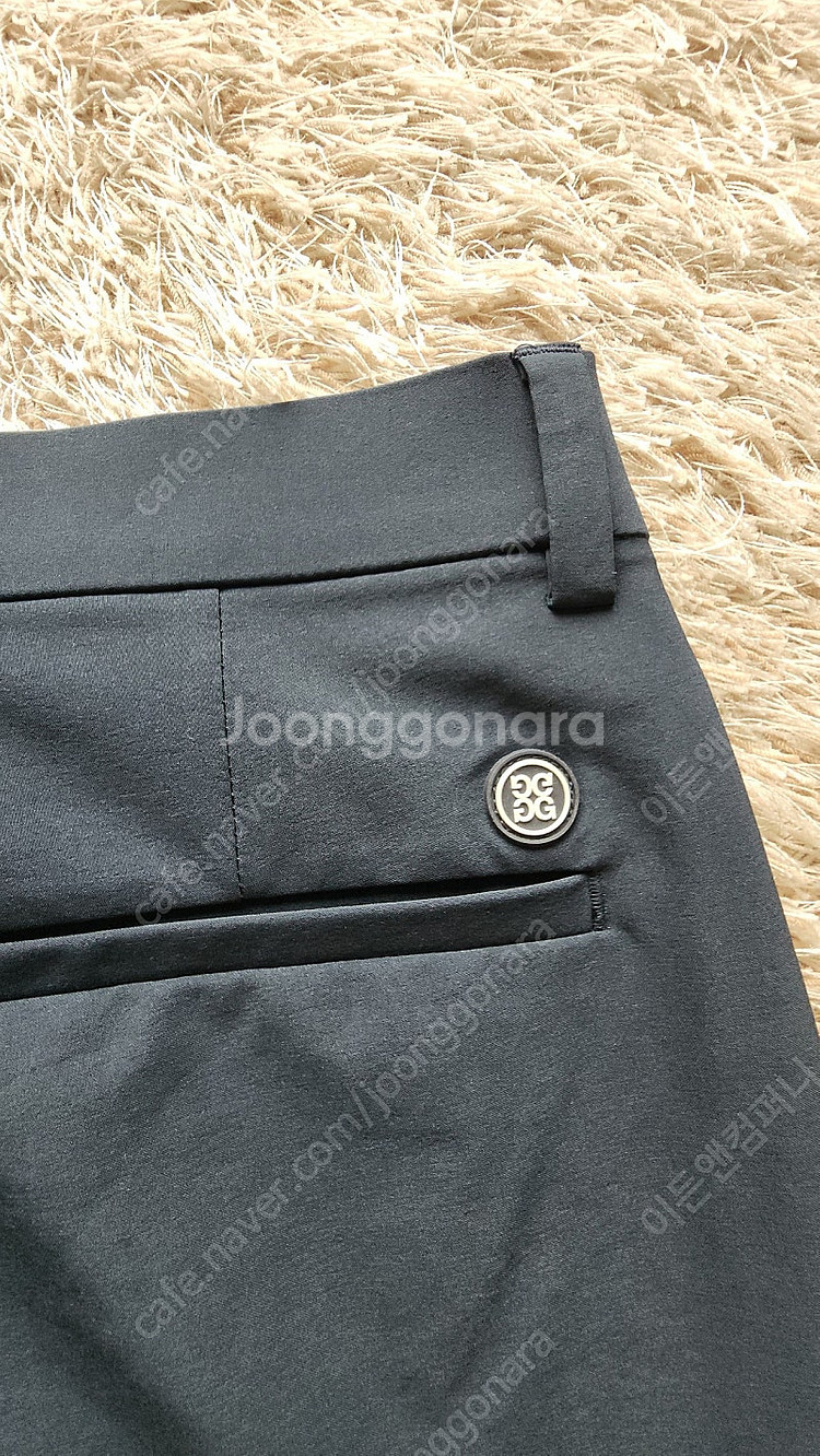 지포어 반바지 32-33 해외 정품 네이비 고급냉감소재--3