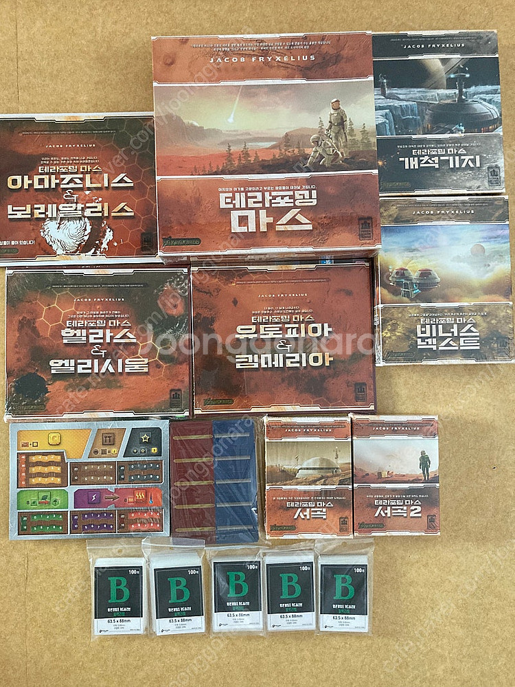 테포마 테라포밍 마스 보드게임 본편+확장판 일부--0
