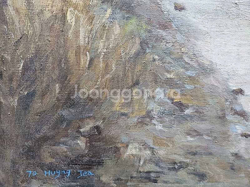 (고화) 70년 가을 만추 풍경화 캔버스 유화 그림 7...--3