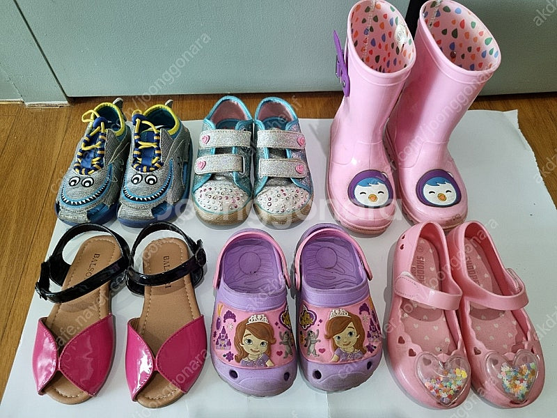 여아 4세 5세 신발 140 150 160 170 6켤...--0