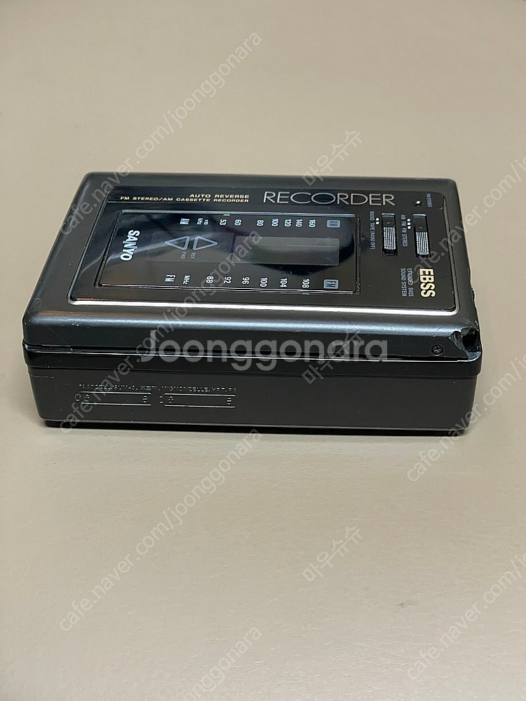 산요 SANYO 워크맨 기계식 카세트 라디오 작동MGR...--7