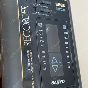 산요 SANYO 워크맨 기계식 카세트 라디오 작동MGR 95R