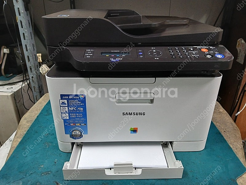 삼성SL-C483FW칼라레이져복합기(사용량적어요)무선출...--1