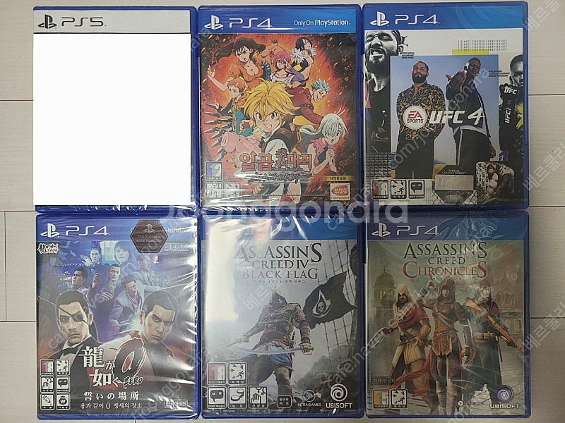 [PS4 PS5 미개봉] 7개의 대죄, UFC4, 용과...--0