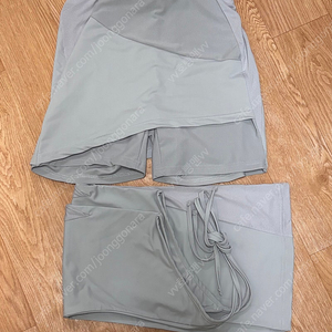 오호스 스트랩 스커트 Detachable Strap Skirt Short