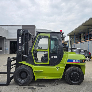 중고지게차 삼성 클라크 7톤 자동발 에어컨 디젤지게차 1350만원